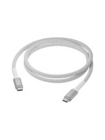 dbramante 1.2m USB-C to USB-C 100W, Braided Cable White