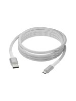 dbramante 2.5m USB-A to USB-C, Braided Cable White