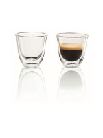 Delonghi Espresso Gläser 2er Set, 2-teilig, 60ml, doppelwandig