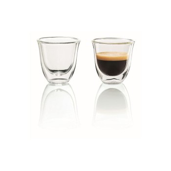 Delonghi Espresso Gläser 2er Set, 2-teilig, 60ml, doppelwandig Delonghi Espresso Gläser 2er Set, 2-teilig, 60ml, doppelwandig