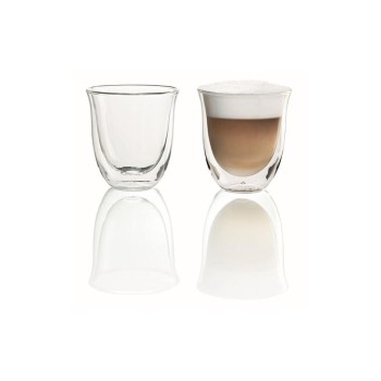 Delonghi Cappuccino Gläser 2er Set, 2-teilig, 190ml, doppelwandig Delonghi Cappuccino Gläser 2er Set, 2-teilig, 190ml, doppelwandig