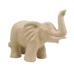 décopatch Figurine en carton 21 x 12 x 17 cm éléphant