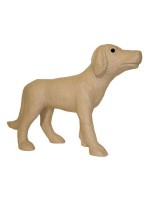 décopatch Figurine en carton 15 x 13 x 18 cm chien