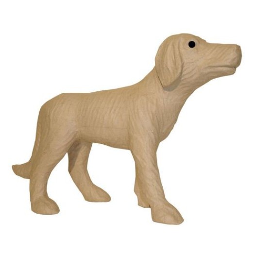 décopatch Figurine en carton 15 x 13 x 18 cm chien