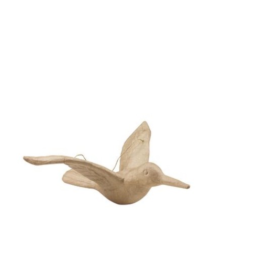 décopatch Figurine en carton 22 x 24.5 x 9.5 colibri