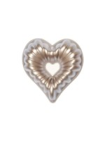 Decora Moule à pâtisserie à motif Beatrice 16 x 16 cm, cœur