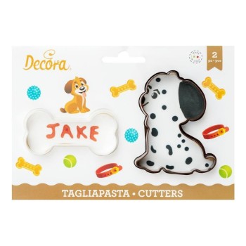 Decora Kits d’emporte-pièces Mini 2 pièces, chien
