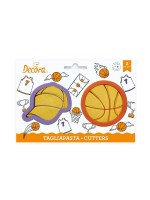 Decora Kits d’emporte-pièces 2 pièces, basket-ball