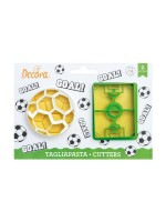 Decora Kits d’emporte-pièces 2 pièces, ballon de foot