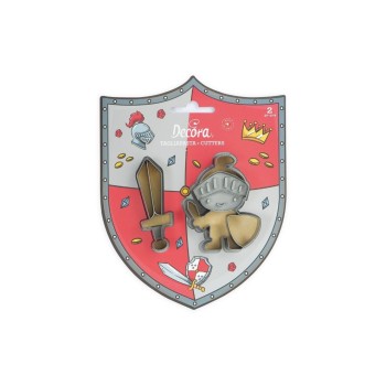 Decora Kits d’emporte-pièces 2 pièces, chevalier