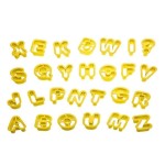 Decora Kits d’emporte-pièces 36 pièces, alphabet et chiffres