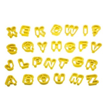 Decora Kits d’emporte-pièces 36 pièces, alphabet et chiffres