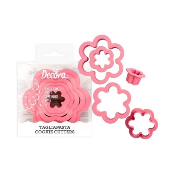 Decora Kits d’emporte-pièces 6 pièces, fleur