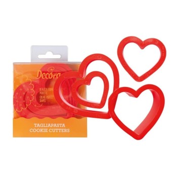 Decora Kits d’emporte-pièces 4 pièces, cœur