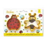Decora Kits d’emporte-pièces 2 pièces, coccinelle et abeille