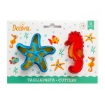 Decora Kits d’emporte-pièces 2 pièces, étoile de mer et hippocampe