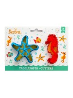Decora Kits d’emporte-pièces 2 pièces, étoile de mer et hippocampe
