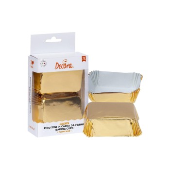 Decora Mini moule à gâteau 20 Pièce/s, Or