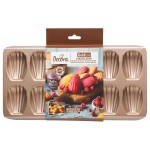 Decora Moule de cuisson pour les madeleines Or rose