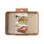 Decora Moule de cuisson Or rose, 34.7 x 24.5 x 5.5 cm