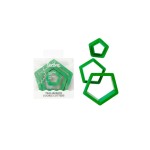 Decora Kits d’emporte-pièces Pentagone, 3 pièces