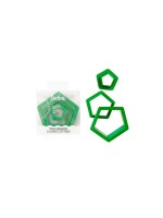 Decora Kits d’emporte-pièces Pentagone, 3 pièces