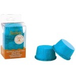 Decora Moule à muffins Ruffled, Bleu clair, 25 pièces