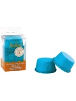 Decora Moule à muffins Ruffled, Bleu clair, 25 pièces