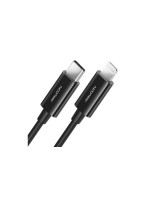 DeleyCON Lightning-USB-C cable 1m, black , Apple MFI zertifiziert and lizenziert