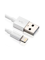 DeleyCON Lightning-USB cable 1m, white, Apple MFI zertifiziert and lizenziert