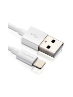DeleyCON Lightning-USB Kabel 2m, weiss, Apple MFI zertifiziert und lizenziert