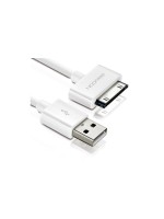 DeleyCON 30Pin Dock-USB Kabel 50cm, weiss, Apple MFI zertifiziert und lizenziert