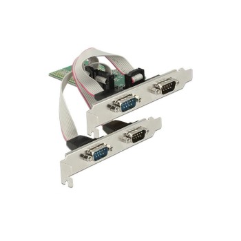 Delock 89557 PCI Express Karte 4x Seriell, 2 Slotbleche Delock 89557 PCI Express Karte 4x Seriell, 2 Slotbleche