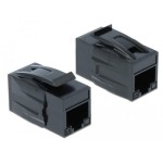 Delock Module Keystone RJ-45 - RJ-45, Cat.6A, UTP noir