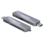 Delock Boîtier externe USB-A/C - NVME M.2 SSD