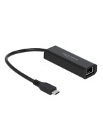 Delock Adaptateur réseau USB-C - RJ45 2,5Gbps noir