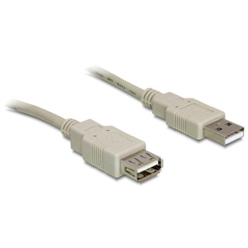 Delock USB2.0-Verlängerungscable, 1.8m, USB-A Verlängerung, grey Delock USB2.0-Verlängerungscable, 1.8m, USB-A Verlängerung, grey
