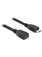 Delock Câble de prolongation USB 2.0 Micro-USB B - Micro-USB B 1 m