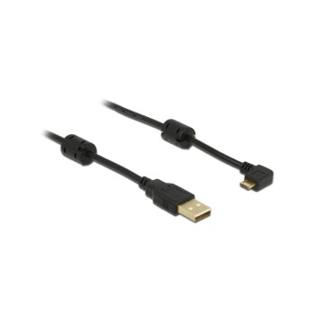 Delock USB2 cable A-MiniB gewinkelt, 1m, Mini-B Stecker 270° gewinkelt Delock USB2 cable A-MiniB gewinkelt, 1m, Mini-B Stecker 270° gewinkelt