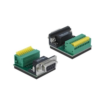 Delock Terminalblock Sub-D 9Pin Buchse, 9Pin Terminalblock with Drucktaster Delock Terminalblock Sub-D 9Pin Buchse, 9Pin Terminalblock with Drucktaster