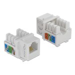 Delock Module Keystone RJ12 LSA Cat.3 UTP Socket, blanc