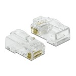 Delock Connecteur RJ45 Cat.6 UTP 20 Pièce/s, Transparent