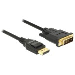 Delock Câble DisplayPort – DVI-D, 1m 4K/30Hz, passif