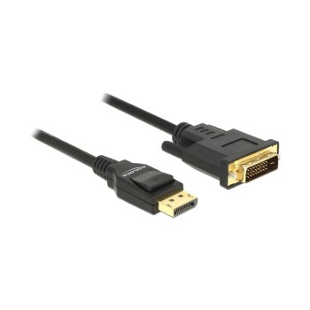 Delock DisplayPort - DVI-D cable, 2m, black , Auflösung bis 3840 x 2160 @ 30 Hz Delock DisplayPort - DVI-D cable, 2m, black , Auflösung bis 3840 x 2160 @ 30 Hz