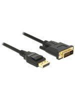 Delock DisplayPort - DVI-D Kabel, 3m, Schwarz, Auflösung bis 3840 x 2160 @ 30 Hz