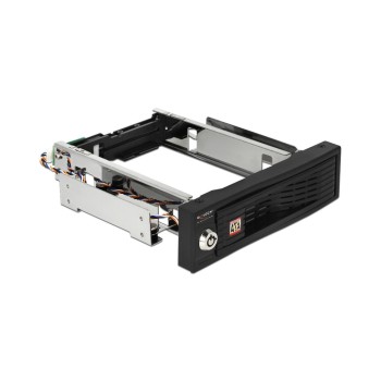 Delock HDD Einbaurahmen, 3.5 HDD in 5.25, black , Hot-Swap Delock HDD Einbaurahmen, 3.5 HDD in 5.25, black , Hot-Swap