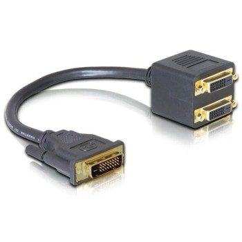 DVI-D Splittercable: 20cm, DVI-D(24+1) auf 2x DVI-D(24+1) DVI-D Splittercable: 20cm, DVI-D(24+1) auf 2x DVI-D(24+1)