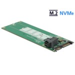 Delock Adaptateur de bus hôte SATA M.2 SSD – M.2 NVMe SSD