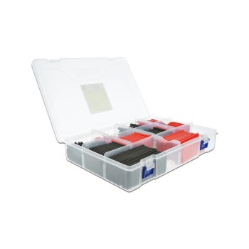 Delock Schrumpfschlauch, Sortimentsbox, 520-teilig, black /red Delock Schrumpfschlauch, Sortimentsbox, 520-teilig, black /red