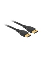 Delock DisplayPort - Displayport Kabel, 1m, Schwarz,7680x4320@60Hz,ohne Einrastfunktion